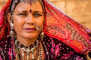 ndian gypsy girl jaisalmer india