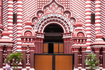 jami ul alfar red mosque colombo