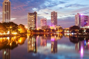 colombo city skyline view