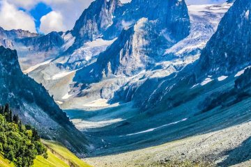 thajwas glacier sonamarg jammu kashmir india